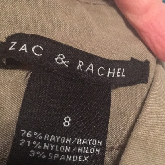 Size8 brown/khaki pull on pant - Picture 4 of 5